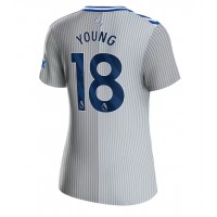 Everton Ashley Young #18 Tredje Tröja Dam 2023-24 Kortärmad